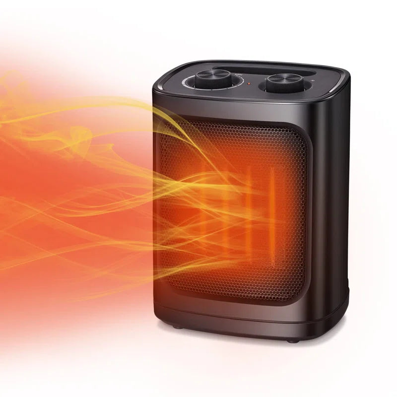 Antarctic Star 1500 Watt 5100 BTU Electric Compact Space Heater with Adjustable Thermostat