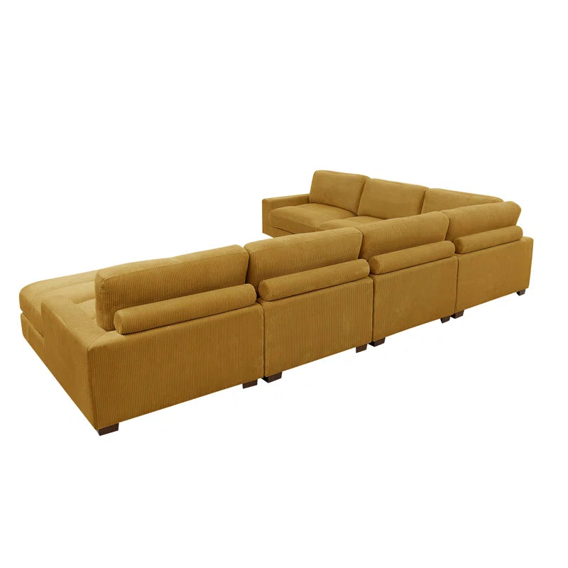 Aristedes 6 - Piece Corduroy Sectional