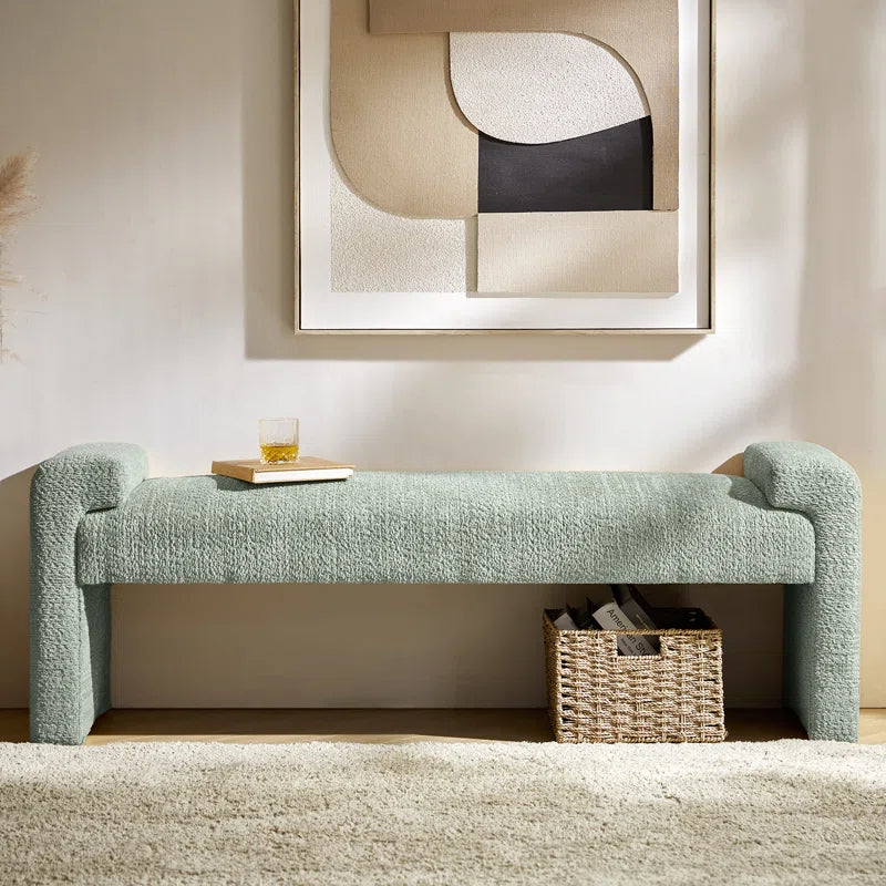 Arlesia 58.5'' W Modern Upholstered Accent Bench