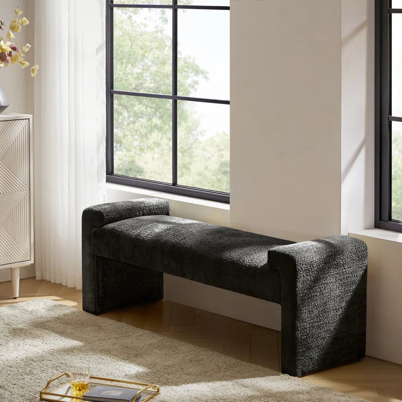 Arlesia 58.5'' W Modern Upholstered Accent Bench