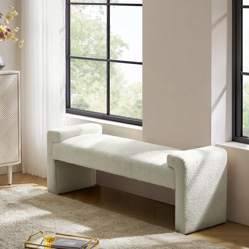 Arlesia 58.5'' W Modern Upholstered Accent Bench