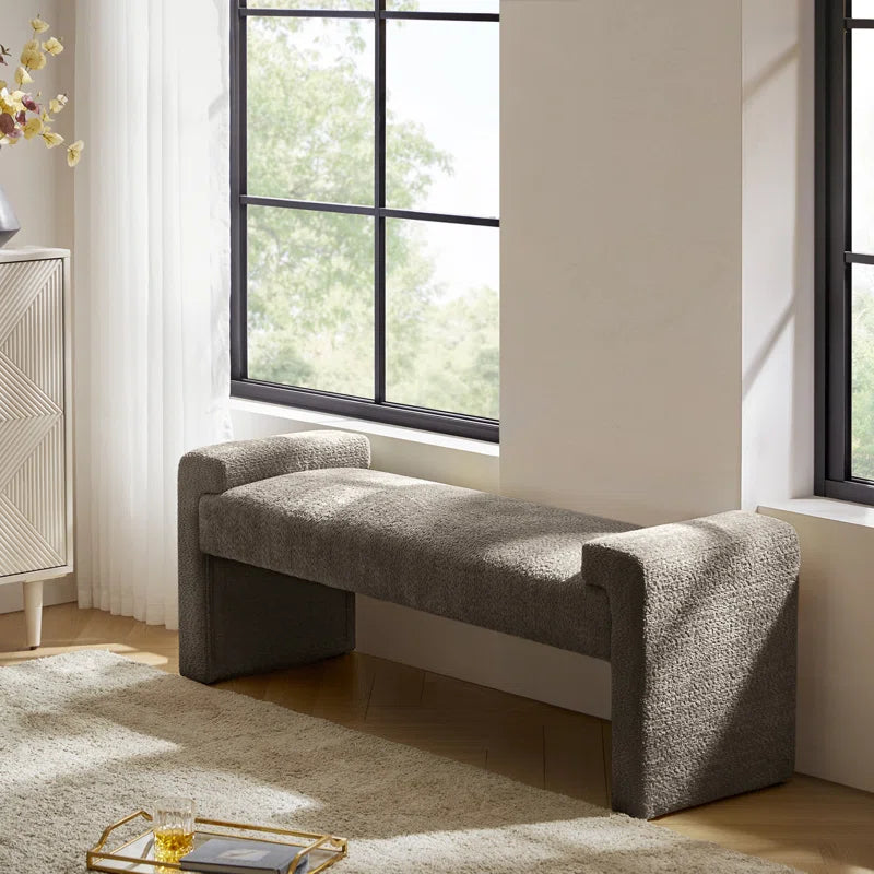 Arlesia 58.5'' W Modern Upholstered Accent Bench