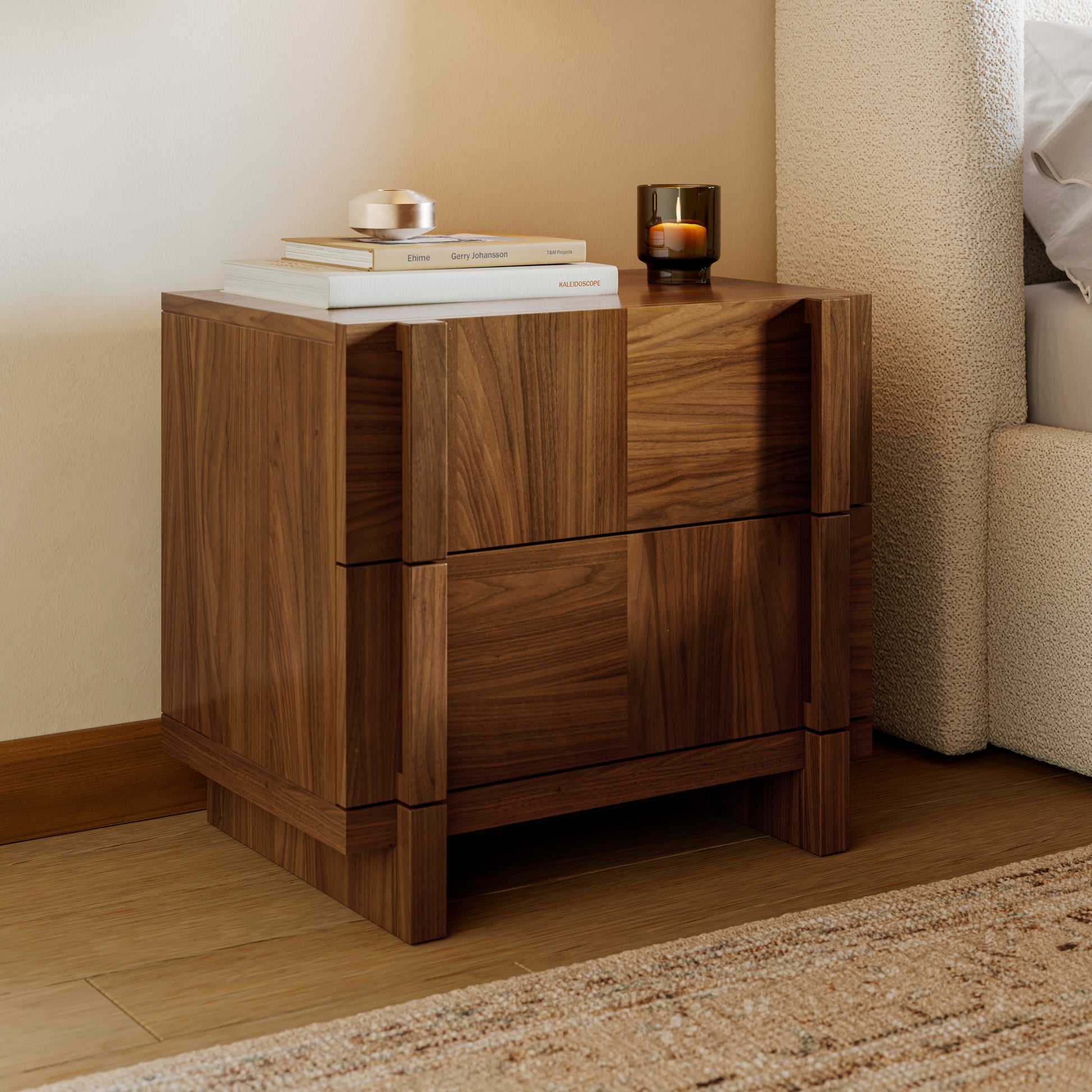 Ayra 2-Drawer Nightstand