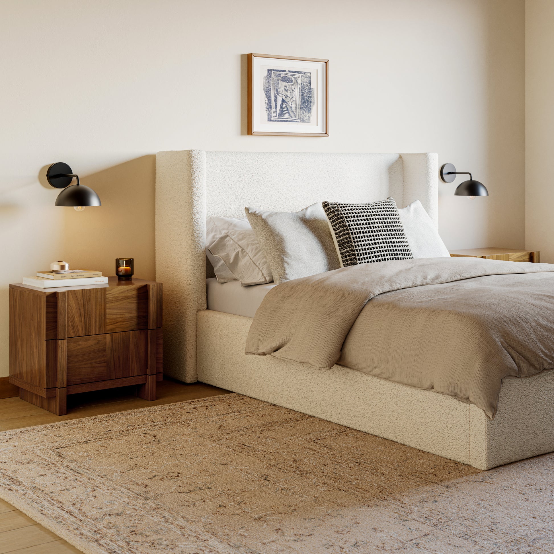 Ayra 2-Drawer Nightstand