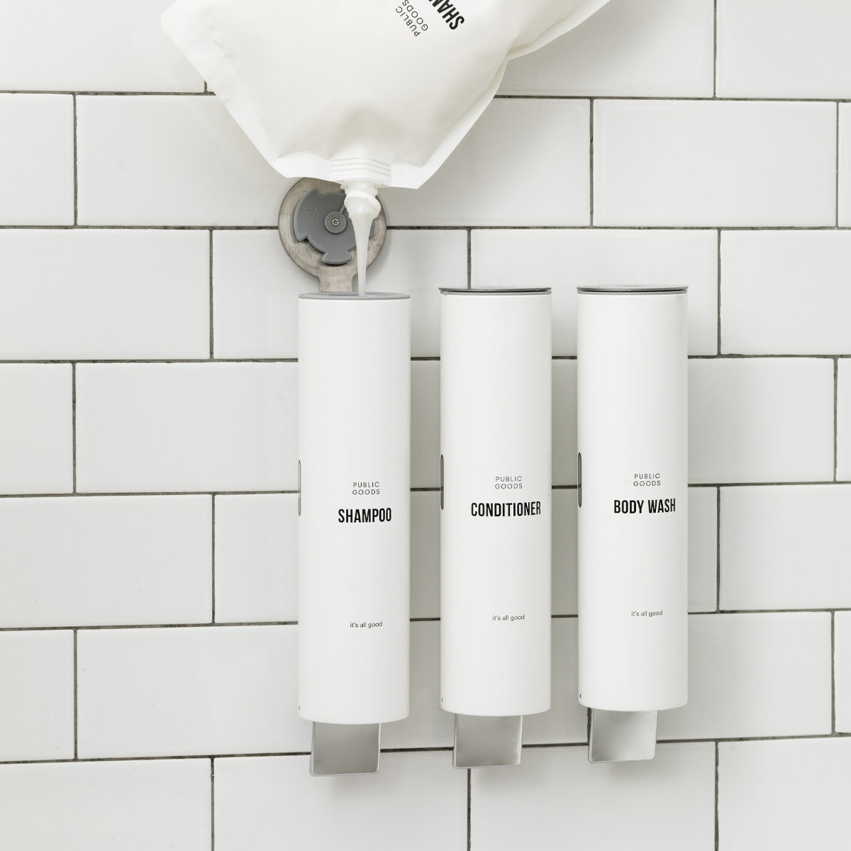 Assorted Wall Mount Dispenser 3 Pack