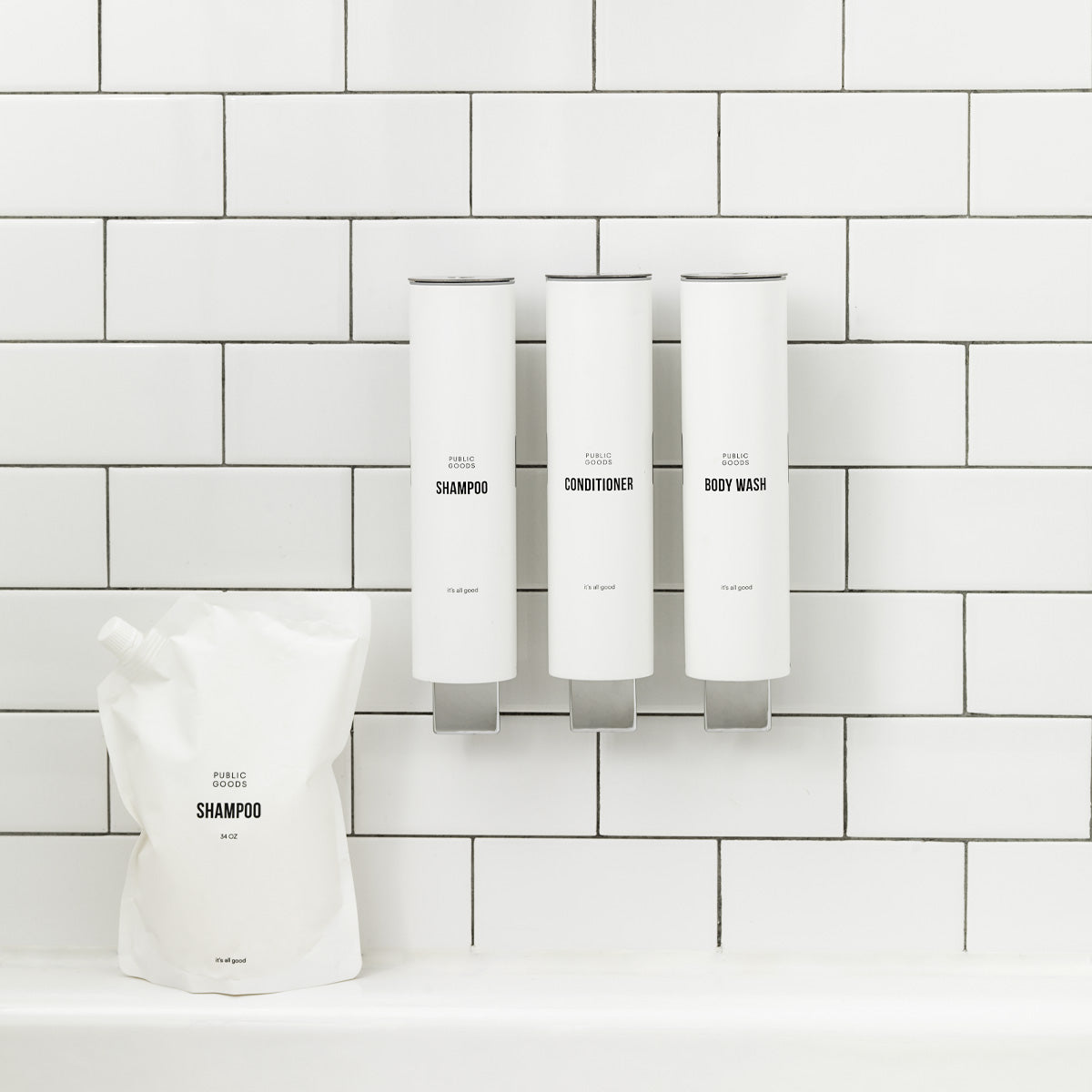 Assorted Wall Mount Dispenser 3 Pack