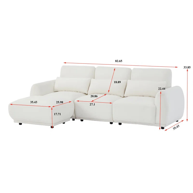 4 - Piece Upholstered Sectional