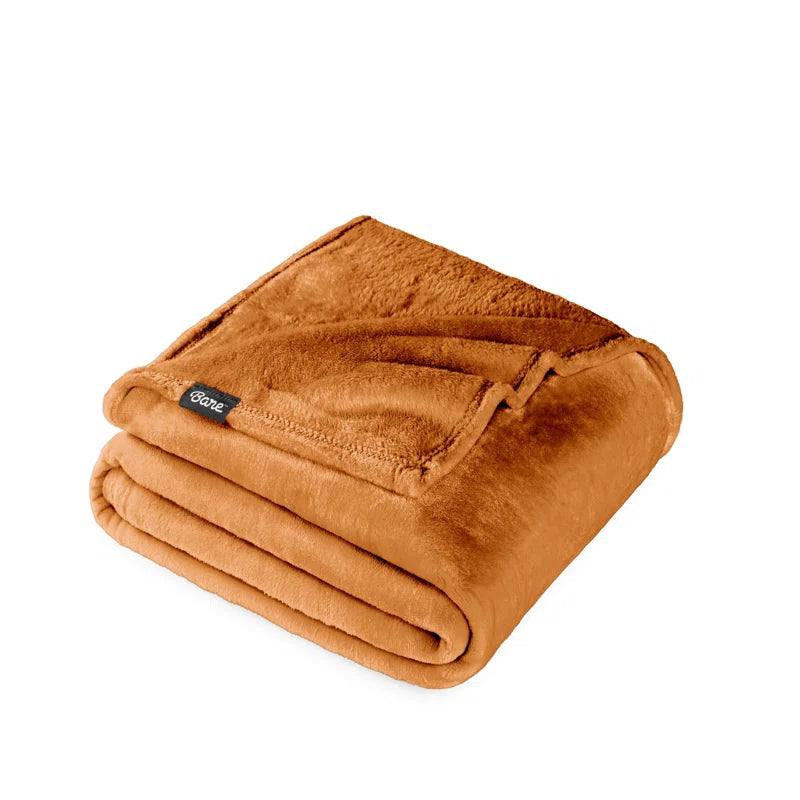 Bare Home Microplush Fleece Blanket - Fuzzy, Warm, Bed/Throw Blanket
