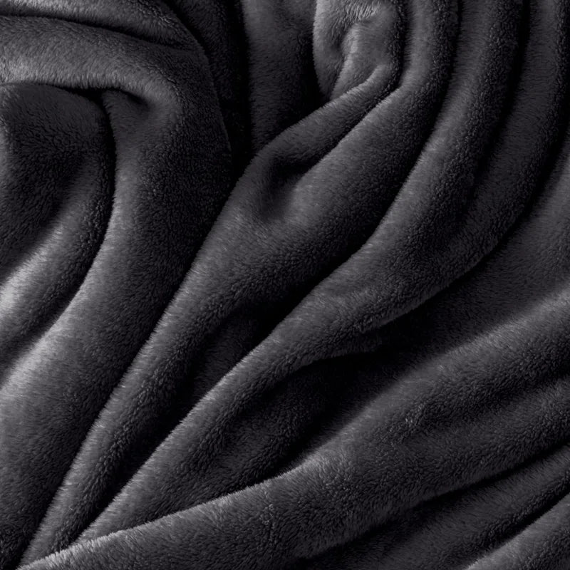 Bare Home Microplush Fleece Blanket - Fuzzy, Warm, Bed/Throw Blanket