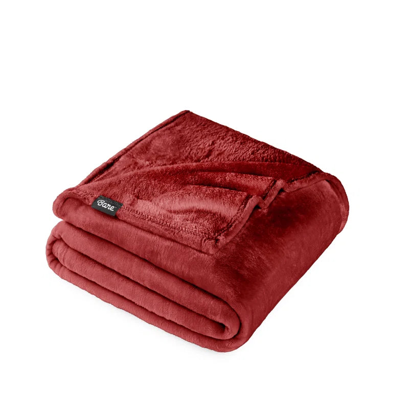 Bare Home Microplush Fleece Blanket - Fuzzy, Warm, Bed/Throw Blanket