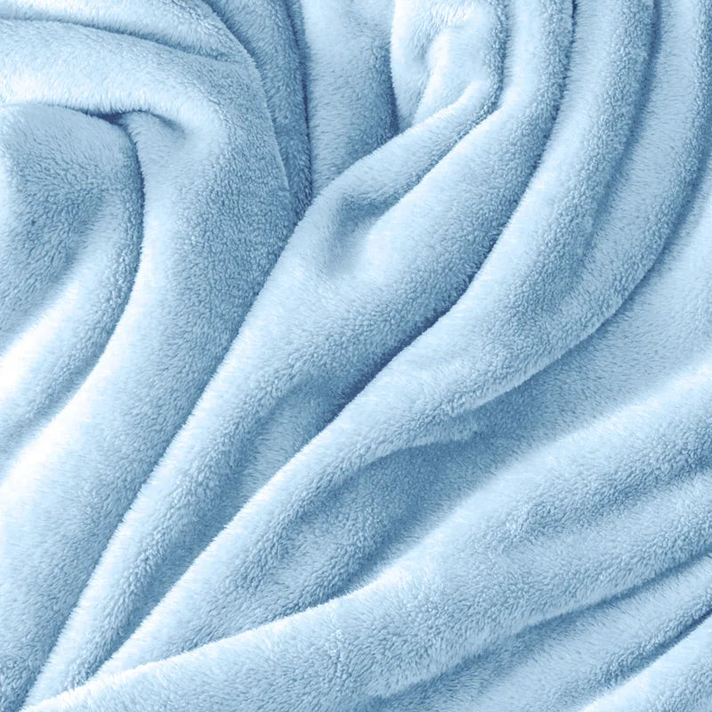 Bare Home Microplush Fleece Blanket - Fuzzy, Warm, Bed/Throw Blanket