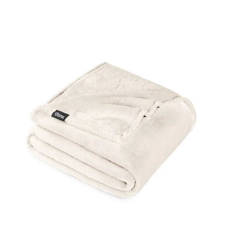 Bare Home Microplush Fleece Blanket - Fuzzy, Warm, Bed/Throw Blanket