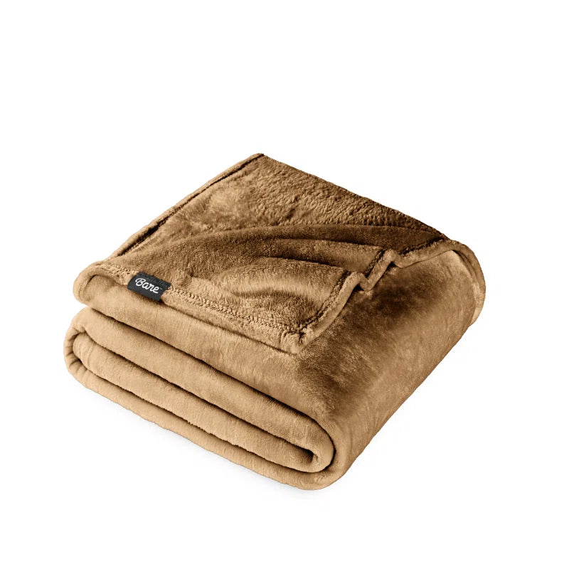 Bare Home Microplush Fleece Blanket - Fuzzy, Warm, Bed/Throw Blanket
