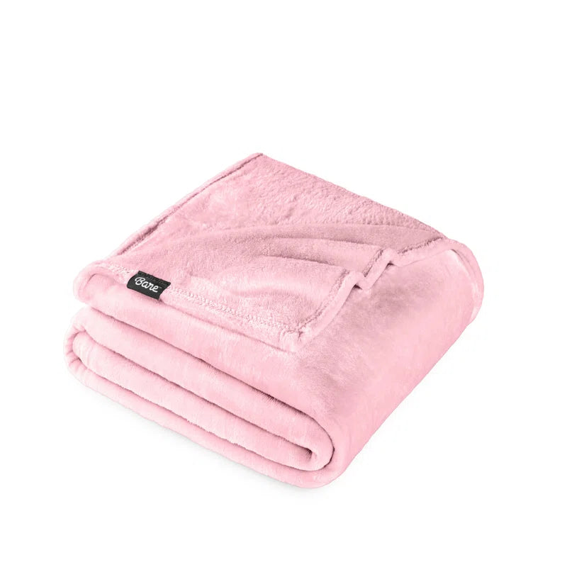 Bare Home Microplush Fleece Blanket - Fuzzy, Warm, Bed/Throw Blanket