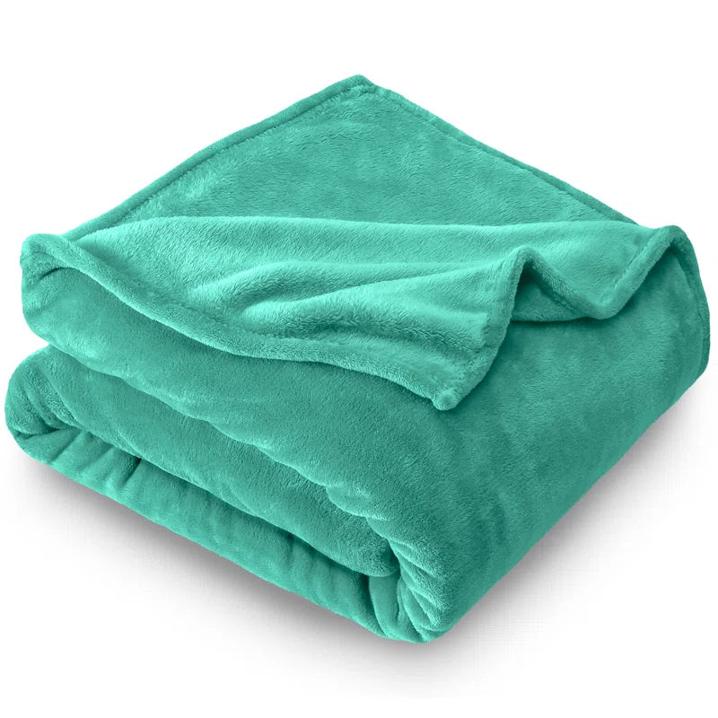Bare Home Microplush Fleece Blanket - Fuzzy, Warm, Bed/Throw Blanket
