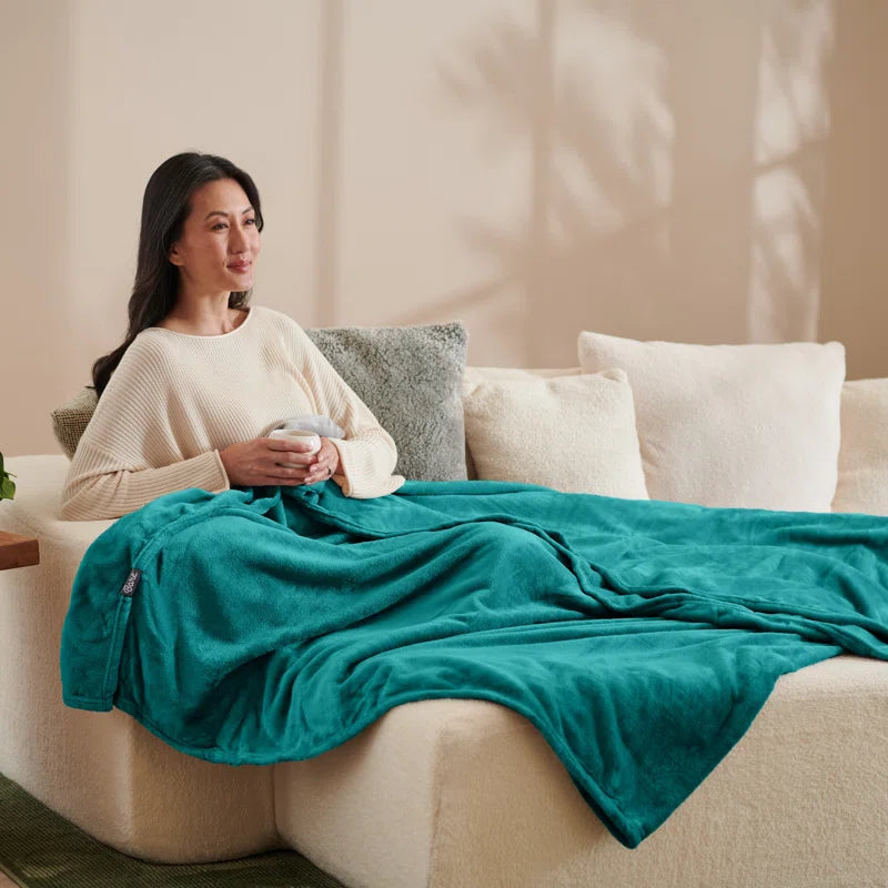 Bare Home Microplush Fleece Blanket - Fuzzy, Warm, Bed/Throw Blanket