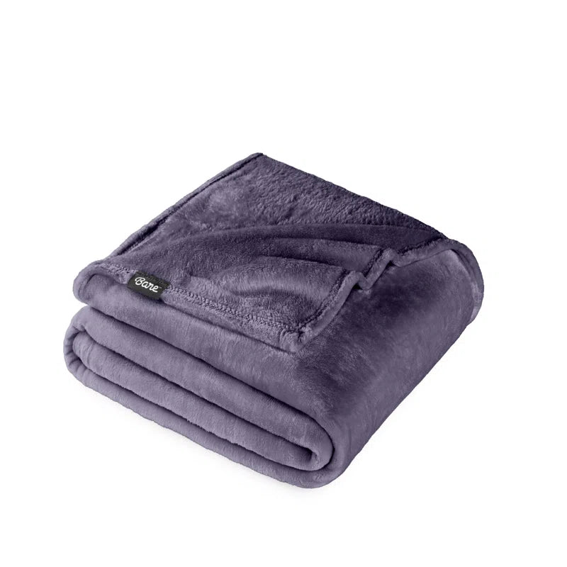 Bare Home Microplush Fleece Blanket - Fuzzy, Warm, Bed/Throw Blanket
