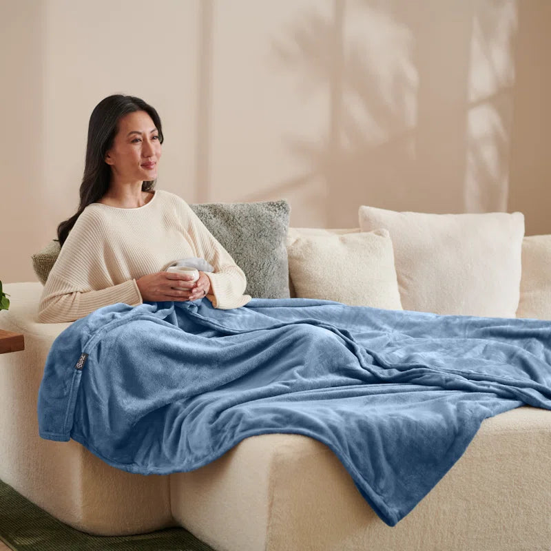 Bare Home Microplush Fleece Blanket - Fuzzy, Warm, Bed/Throw Blanket
