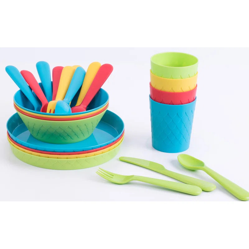 Behnke 24 Piece Dinnerware Set - Service for 4