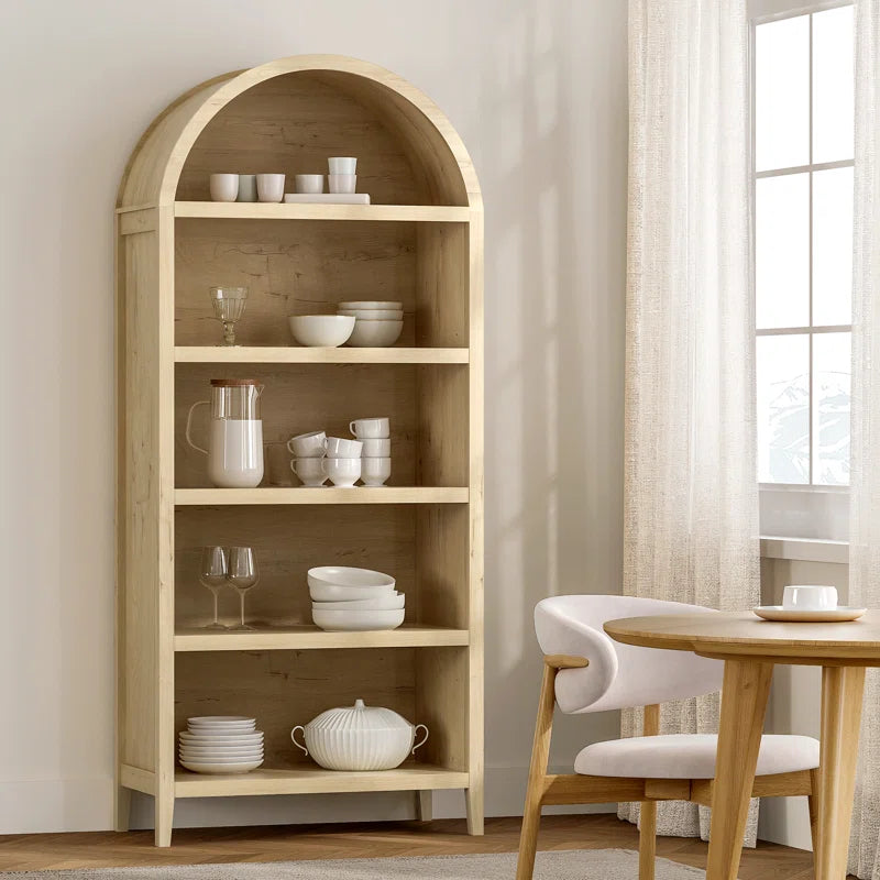 Bookcase Storage Display Cabinet With 5 Shelves