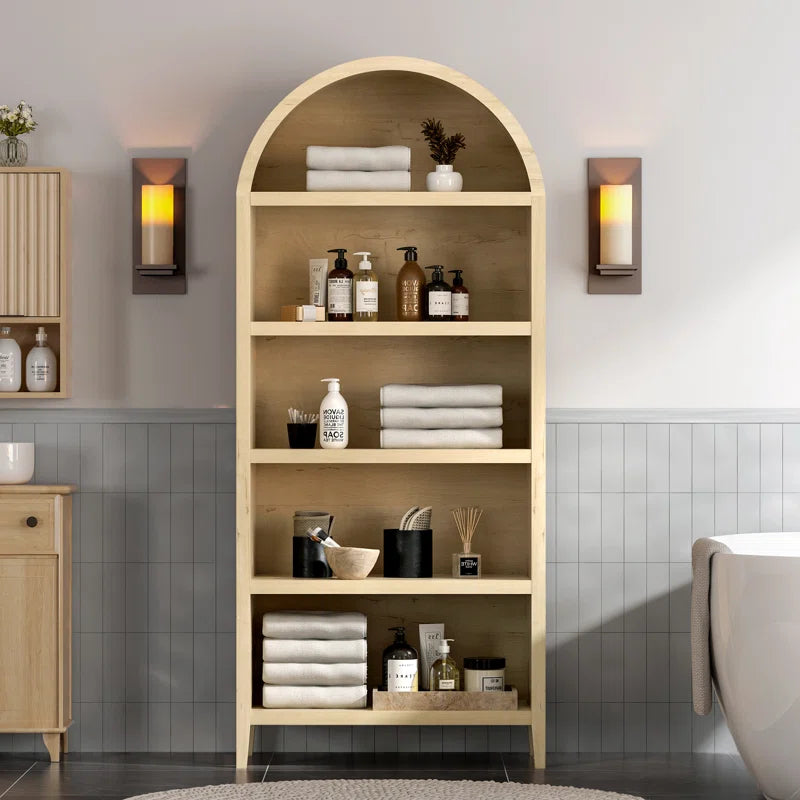 Bookcase Storage Display Cabinet With 5 Shelves