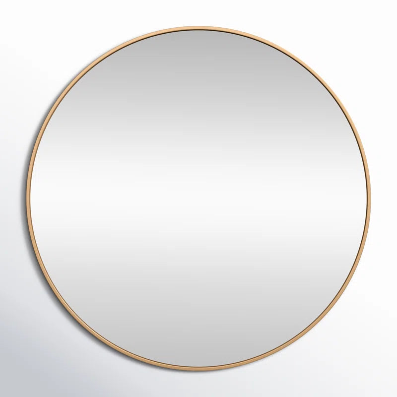 Sabine Metal Round Wall Mirror