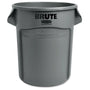 Brute Plastic Open Outdoor Trash & Recycling Bin - 20 Gallons