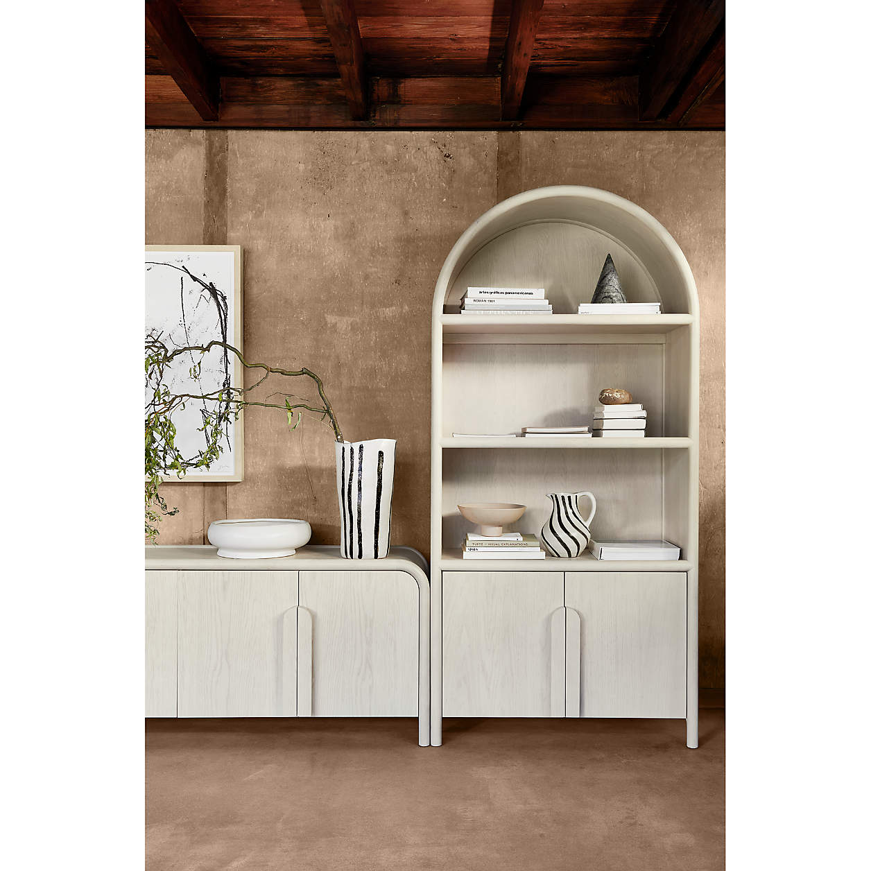 Annie 38" Storage Bookcase & Storage Cabinet by Leanne Ford