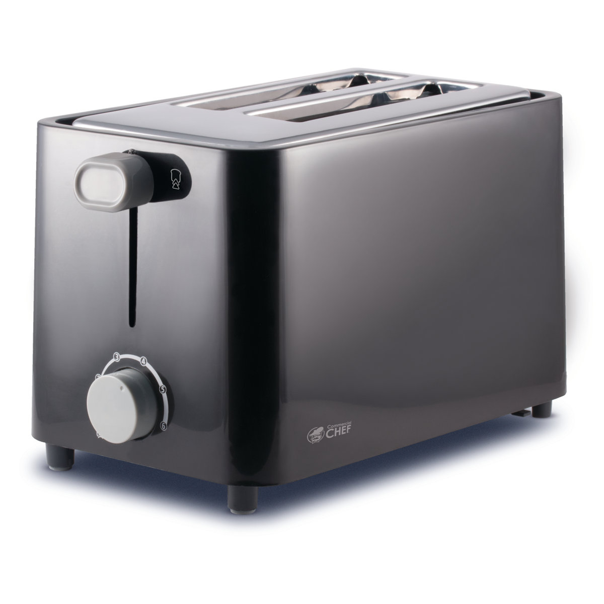 CHK Series Commercial Chef CCT2201B - 2 Slice Toaster