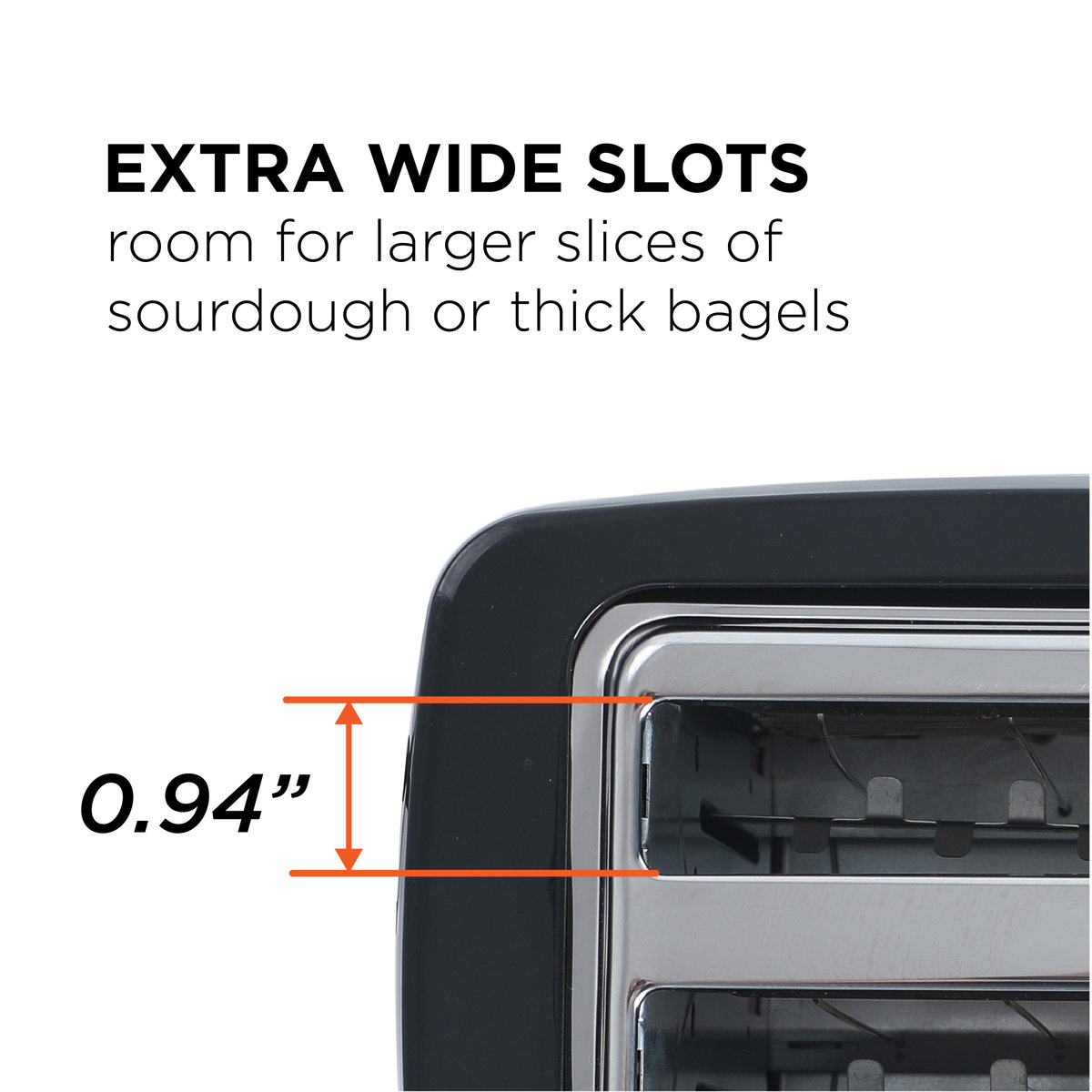 CHK Series Commercial Chef CCT2201B - 2 Slice Toaster