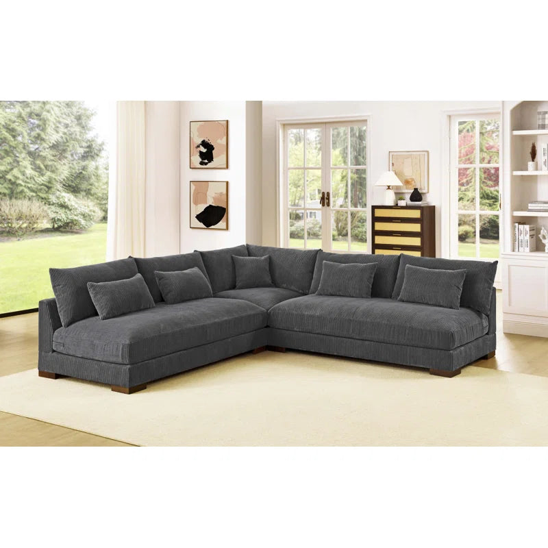Caileigh Corduroy Sectional