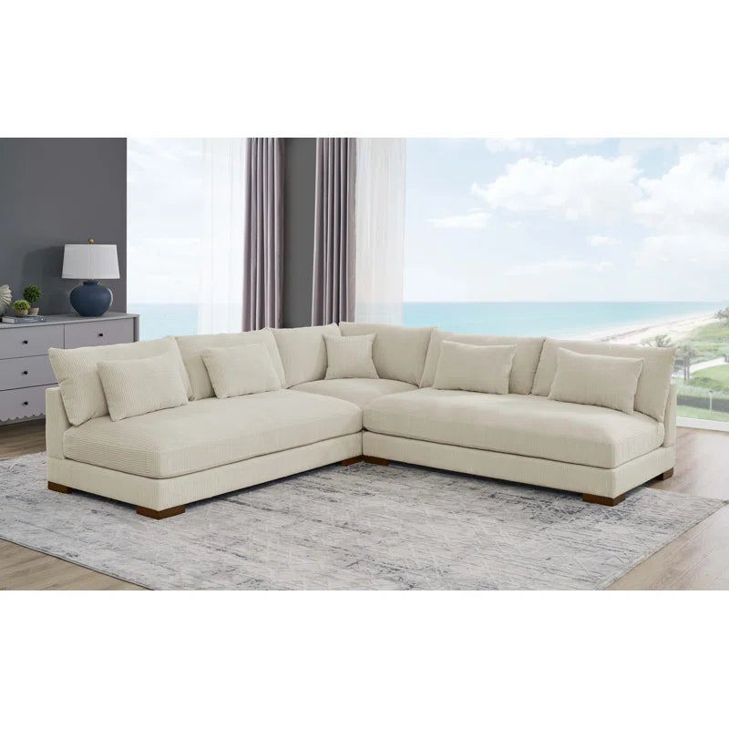 Caileigh Corduroy Sectional