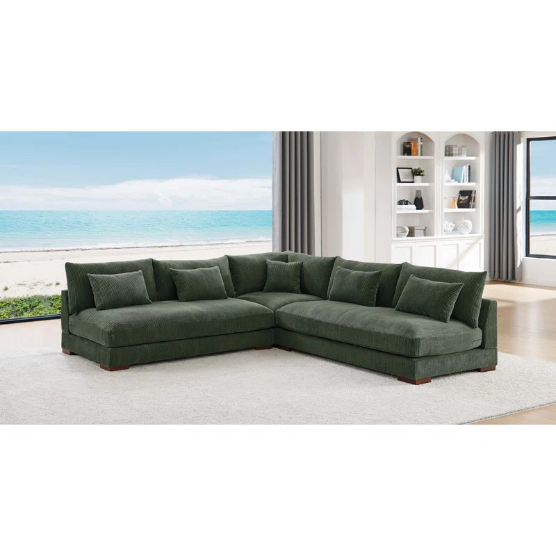 Caileigh Corduroy Sectional