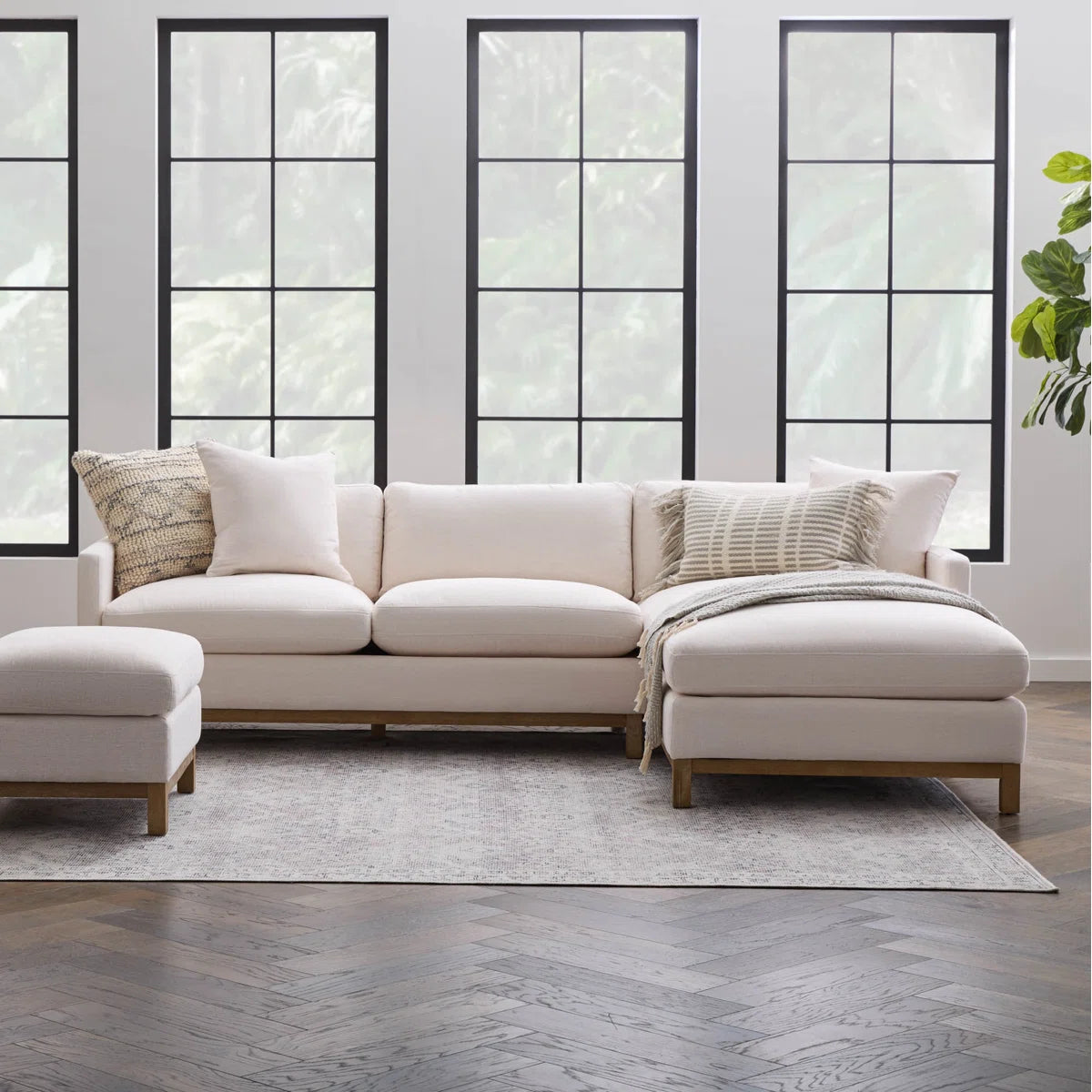 Cami 2 - Piece Upholstered Chaise Sectional