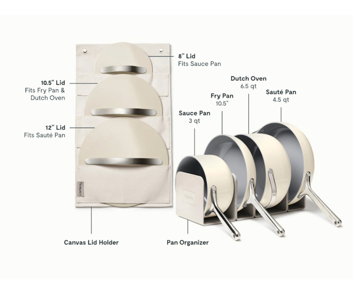 Caraway Non-Toxic Ceramic Nonstick Cookware Set