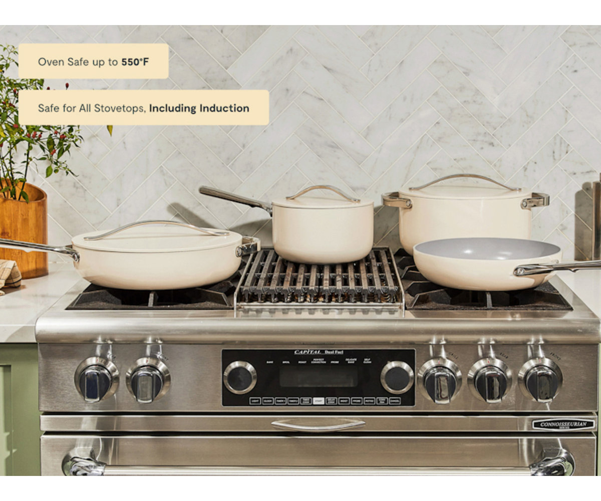 Caraway Non-Toxic Ceramic Nonstick Cookware Set