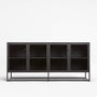 Casement 66" Black Credenza
