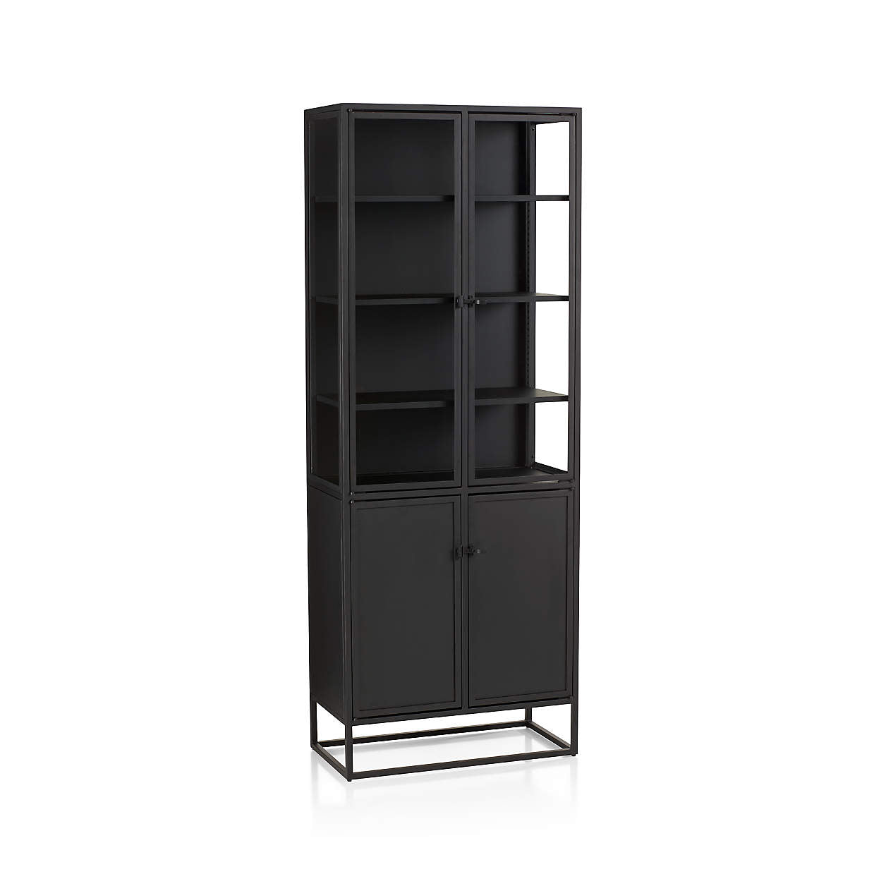 Casement 32" Black Storage Cabinet