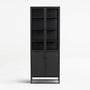 Casement 32" Black Storage Cabinet