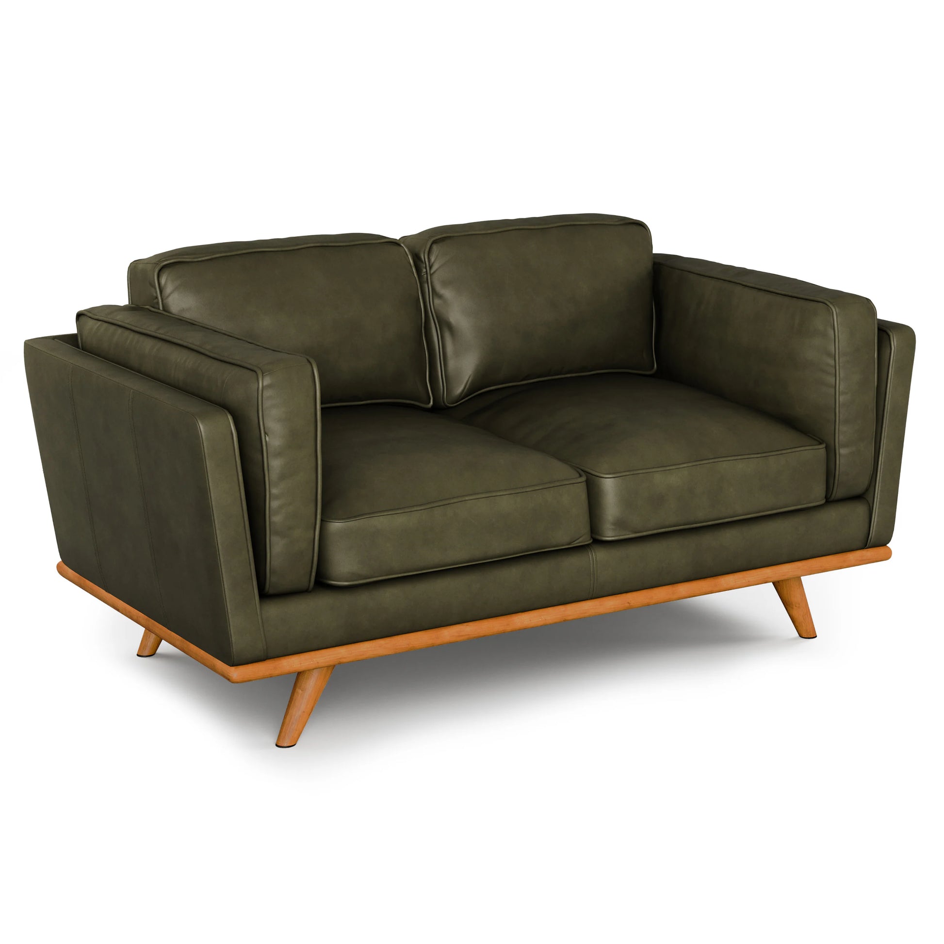 Timber 66.5" Leather Loveseat