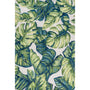 Commer Tropical Leaf Green Indoor/Outdoor Patio Rug
