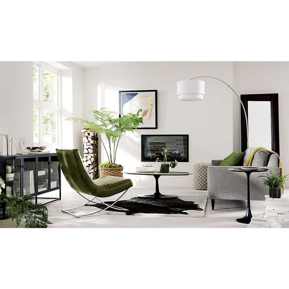 Casement 66" Black Credenza