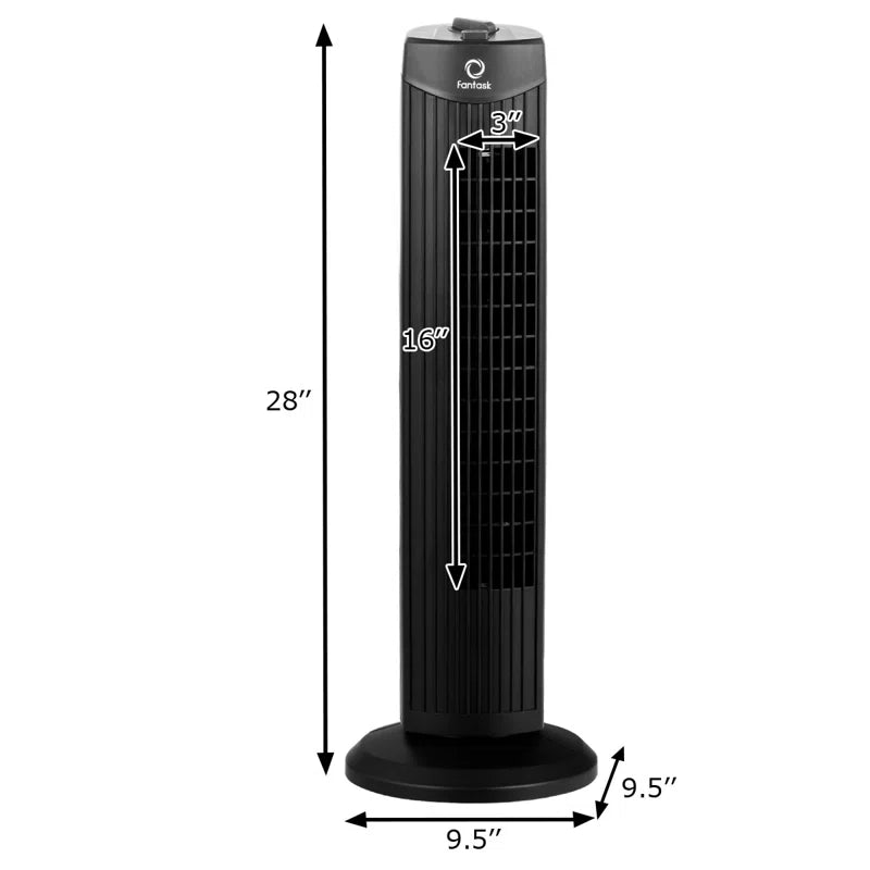 Costway Fantask 27.5'' Oscillating Tower Fan Fan