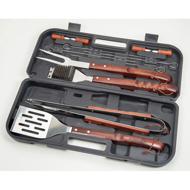 Cuisinart 13 Piece Wooden Grill Tool Set