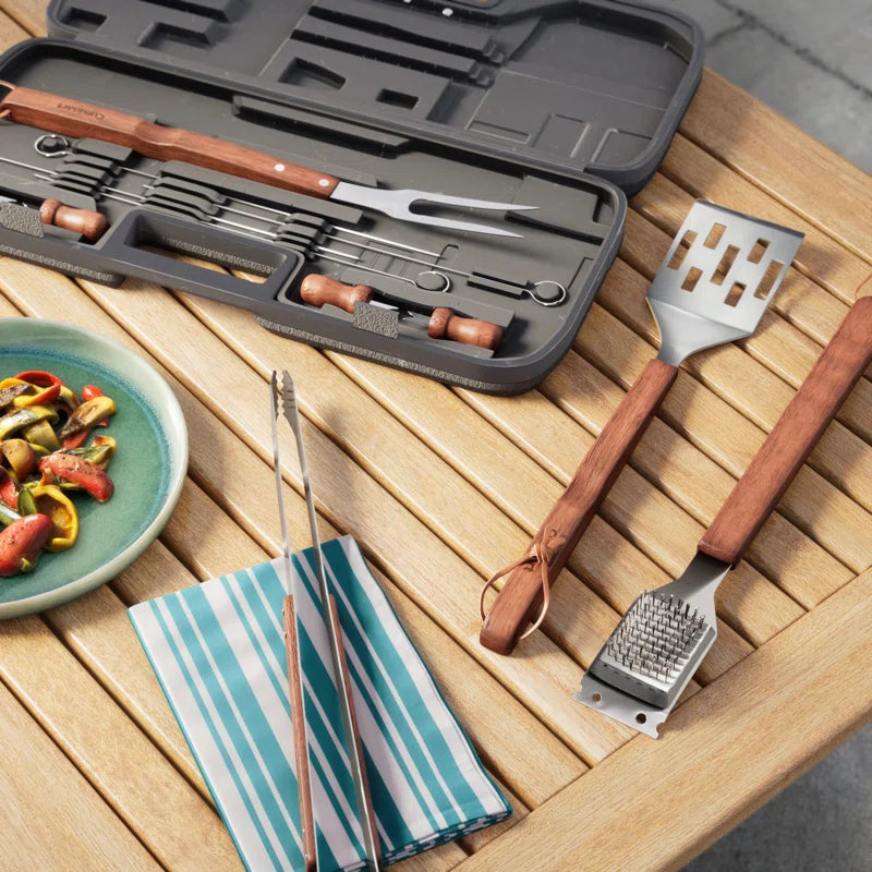 Cuisinart 13 Piece Wooden Grill Tool Set