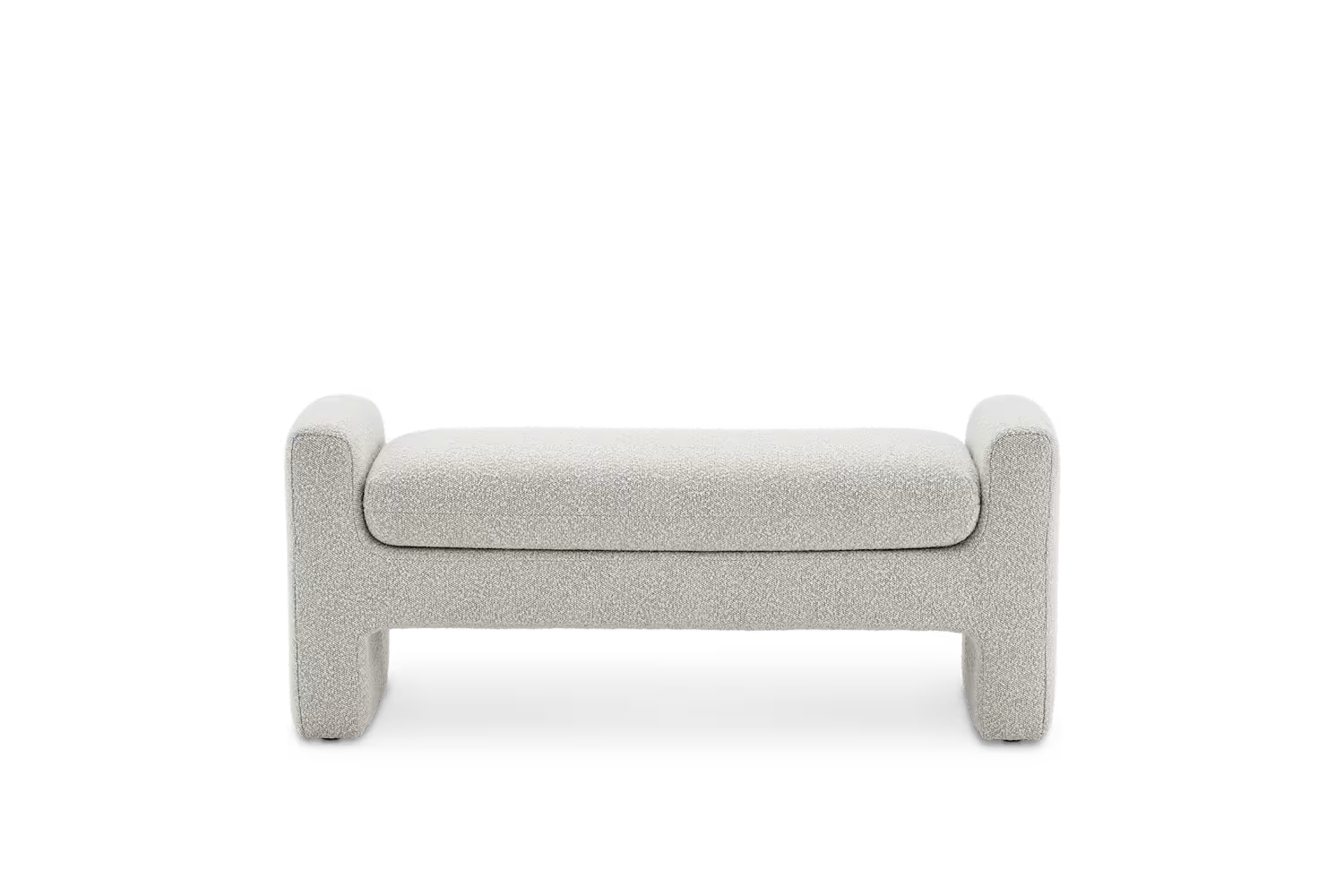 Dakota Performance Bouclé Storage Bench