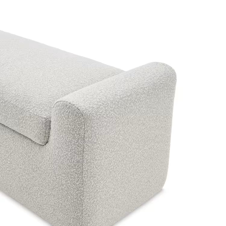 Dakota Performance Bouclé Storage Bench