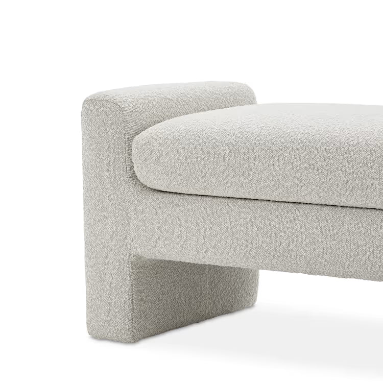 Dakota Performance Bouclé Storage Bench