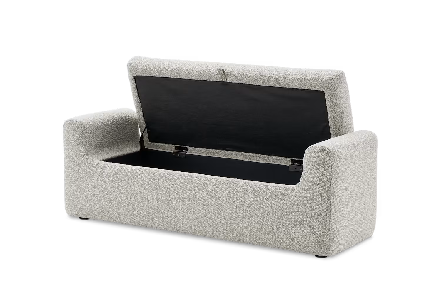 Dakota Performance Bouclé Storage Bench