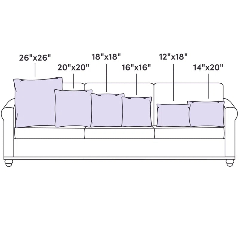 Decorative Down Feathers Fill Square Pillow Insert (Set of 2)